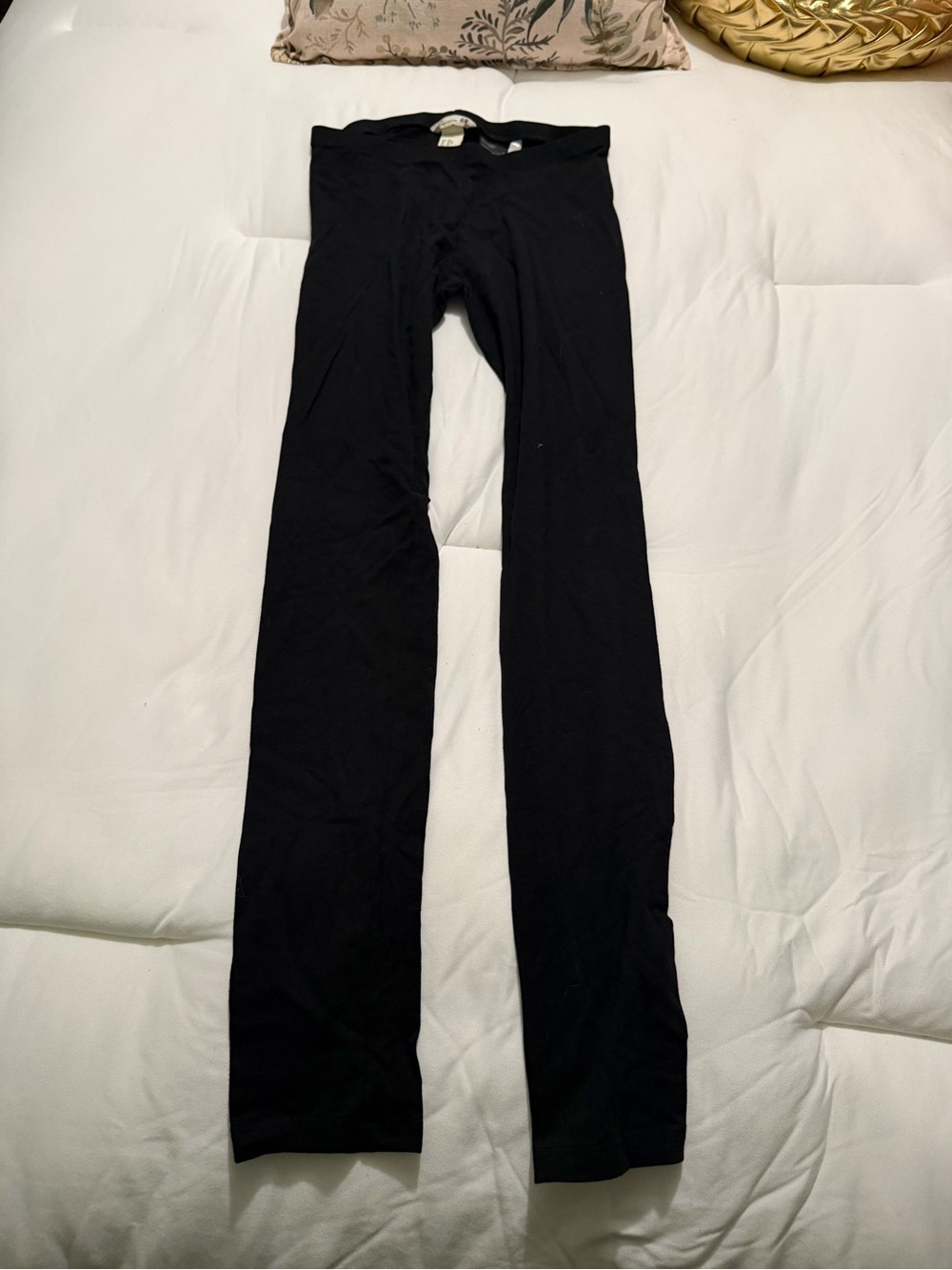 H&M Black Organic Cotton Basic Leggings